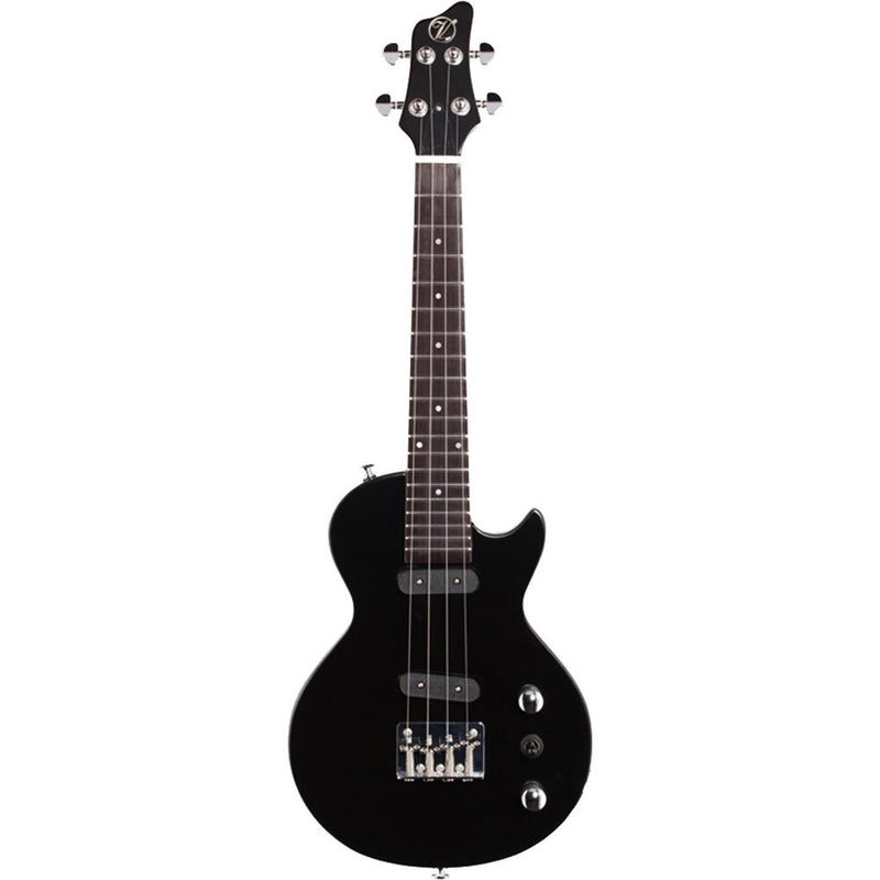 Vorson LP Style Solid Body Electric Ukulele in Black