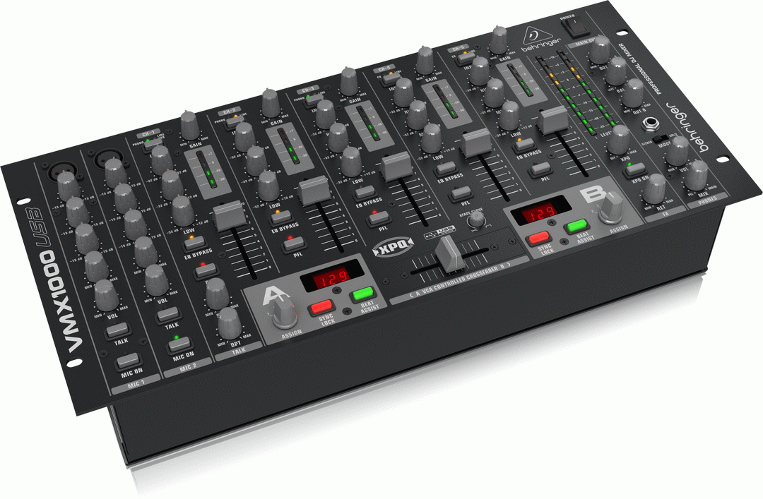 Behringer VMX1000USB Pro DJ Mixer