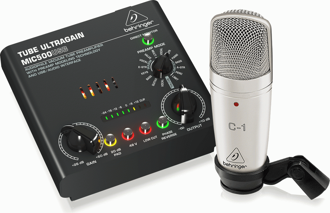 Behringer Voice Studio Recording Bundle