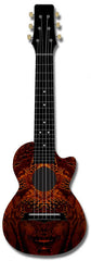 Kealoha Guitalele in Ancient Bronze Design with Black ABS Resin Body