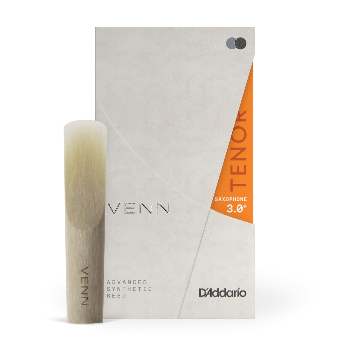 D'Addario VENN Tenor Saxophone Reed, G2, Strength 3.0+