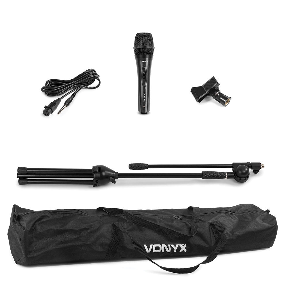 Vonyx Microphone Stand Kit with Carry Bag