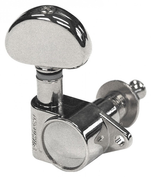 Wilkinson Acoustic/Electric Guitar Tuning Machines in Chrome Finish (3+3)