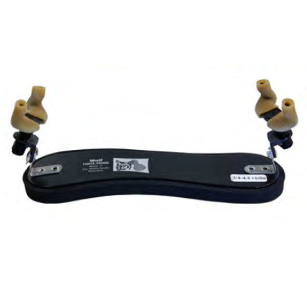 Wolf Forte Primo Shoulder Rest for Violin in Black (3/4 - 4/4)