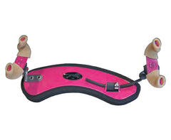 Wolf Forte Secondo Coloured Shoulder Rest for Violin in Pink Sparkle (3/4 - 4/4)