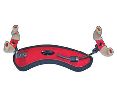 Wolf Forte Secondo Coloured Shoulder Rest for Violin in Red Starlight (3/4 - 4/4)