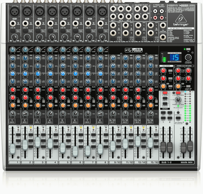Behringer XENYX X2222USB Mixer