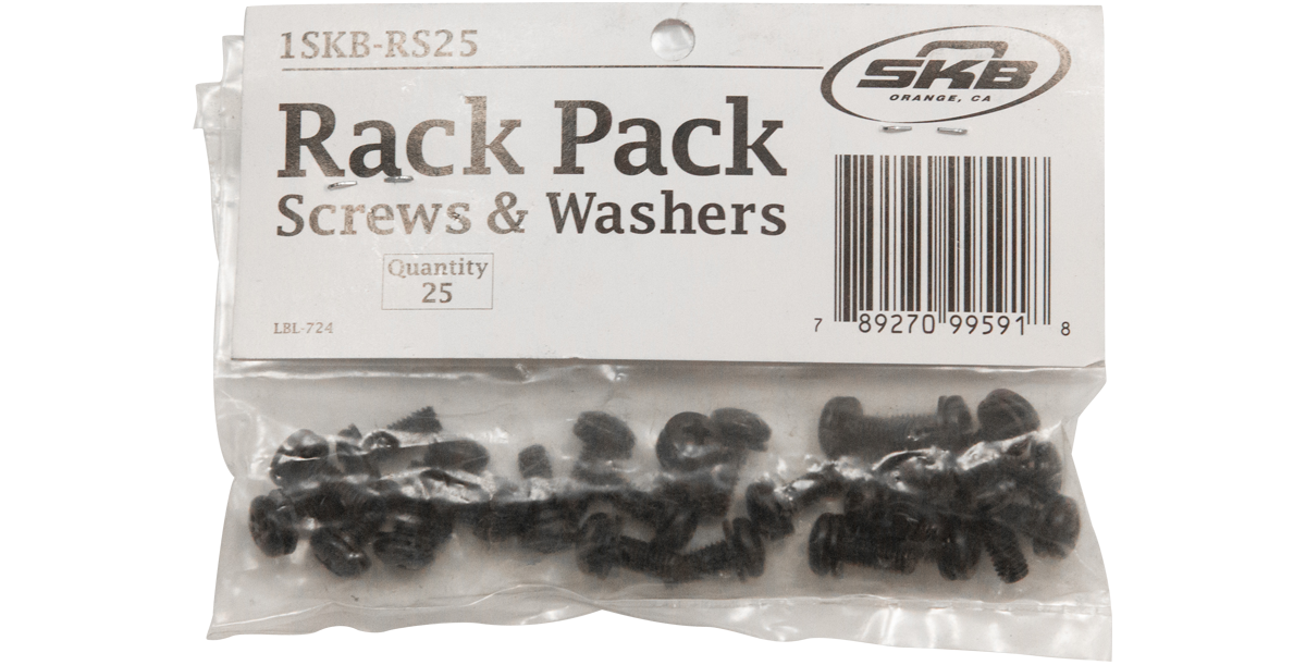 SKB 1SKB-RS25 Rack Screws and Washers (25/pk)