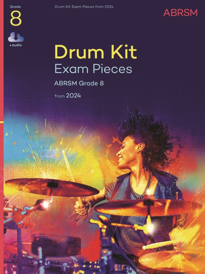 ABRSM Drum Kit Exam Pieces Grade 8 from 2024 Bk/Ola
