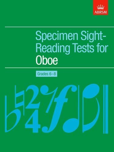 ABRSM Oboe Specimen Sight Reading Tests Gr 6-8