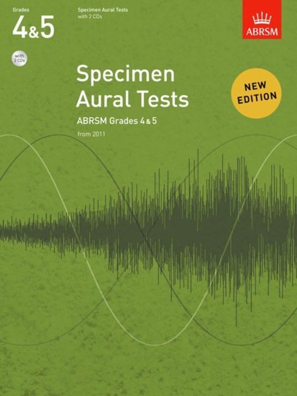 ABRSM Specimen Aural Tests Gr 4-5 Bk/Cd from 2011