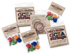 Lucy's Colour Peg Machine Heads for Ukulele *Red, Green, Orange, Blue