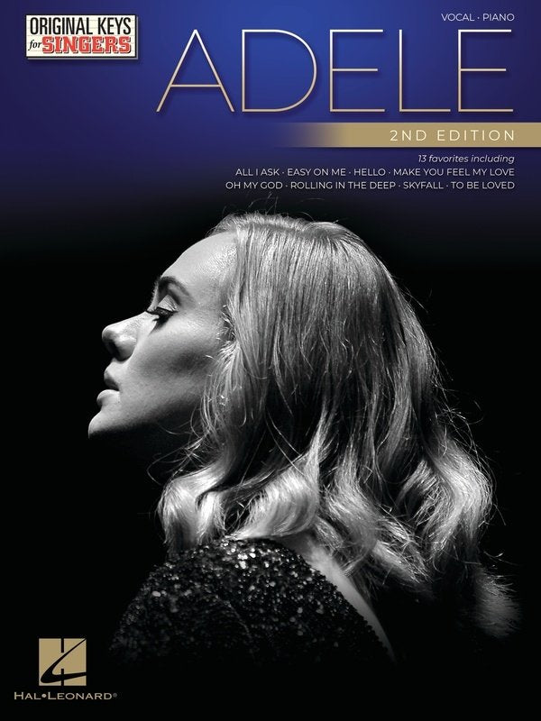 Adele - Original Keys for Singers 2nd Edition