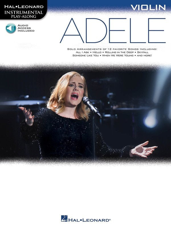 Adele Playalong Violin Bk/Ola