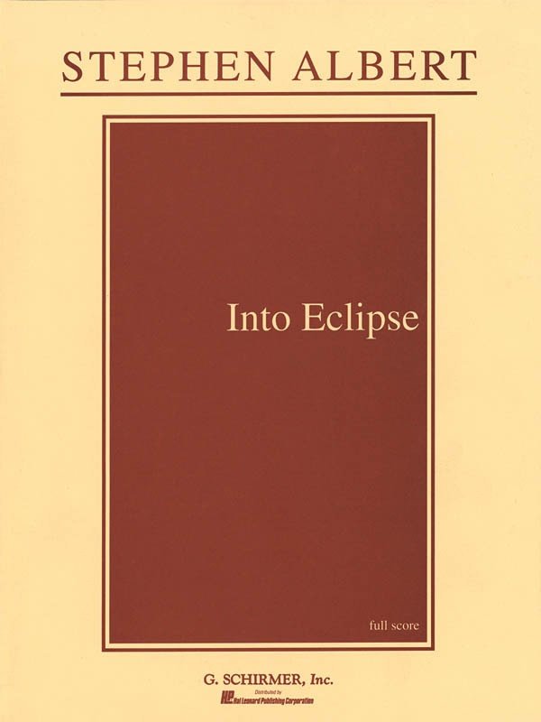 Albert - Into Eclipse Full Score