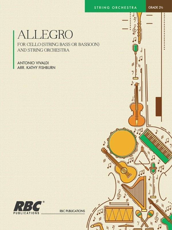 Allegro for Cello/String Orchestra So2.5 Sc/Pts
