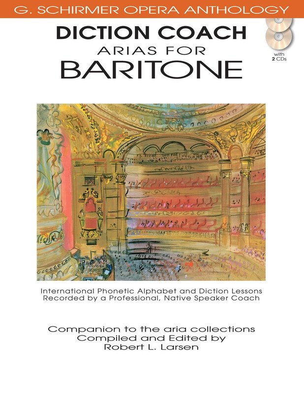 Arias for Baritone Diction Coach Bk/Cd