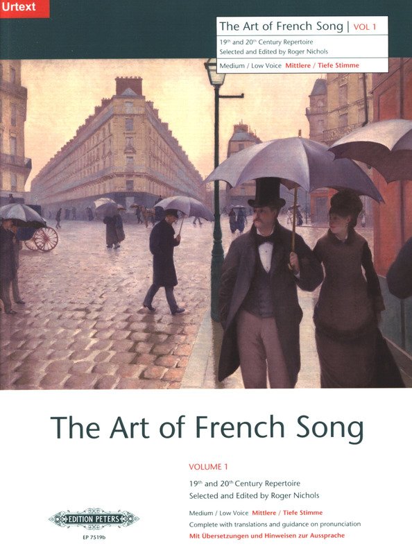 Art of French Song Book 1 Med Low