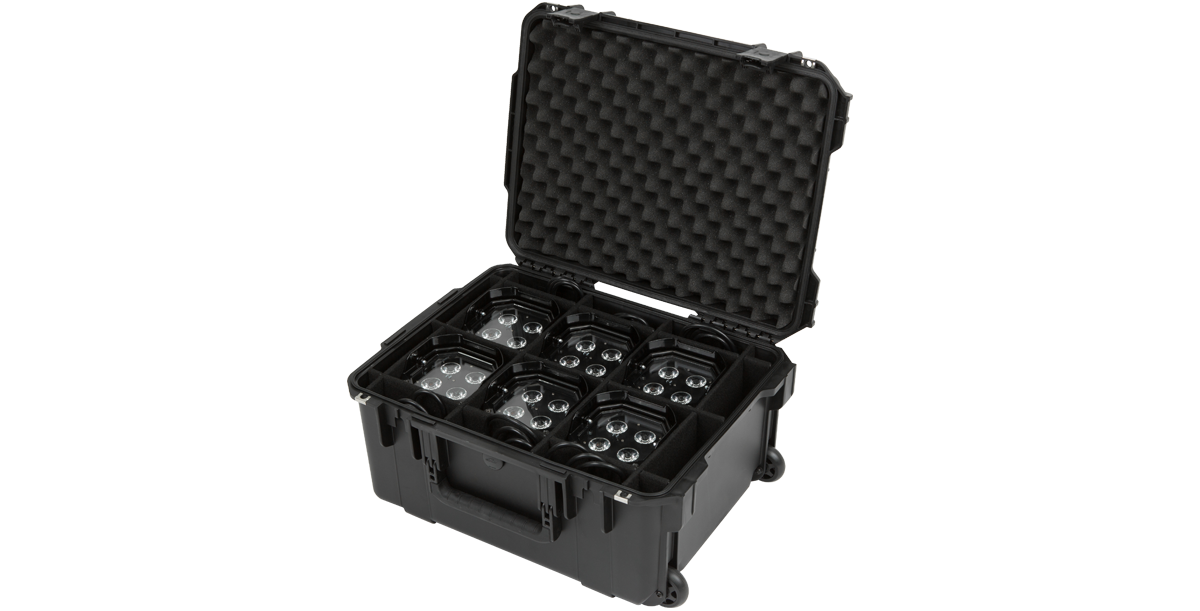 SKB 3i-201510PAR iSeries case for Chauvet Freedom Par, holds (6), wheels