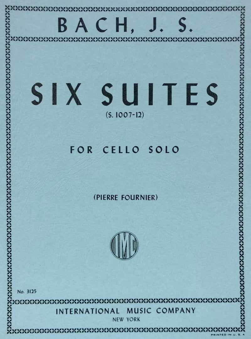 Bach - 6 Suites BWV 1007-1012 Cello Ed Fournier