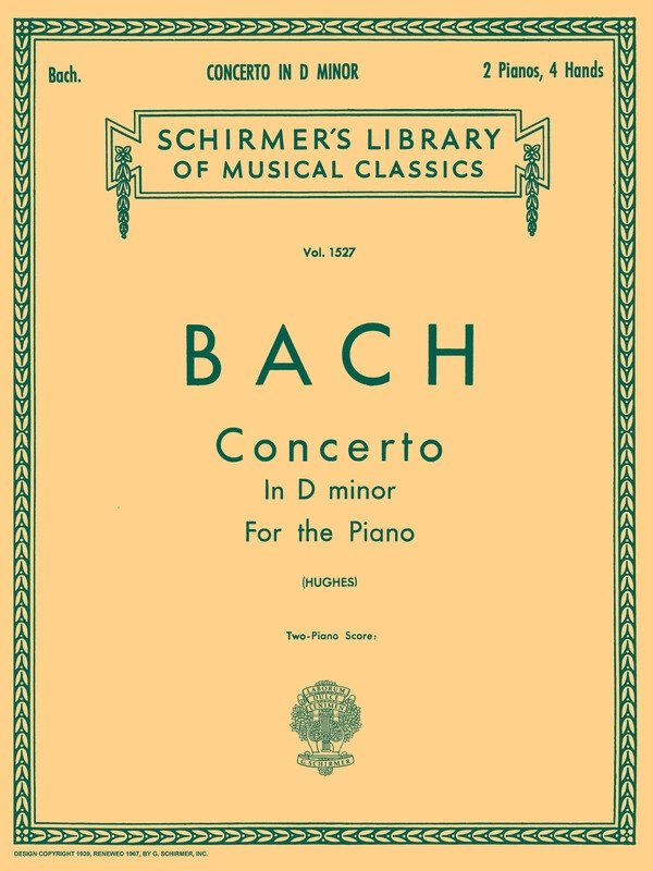 Bach - Concerto D Minor 2P4H