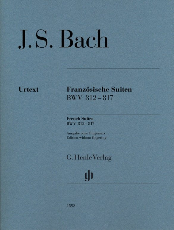 Bach - French Suites BWV 812-817 Without Fingering