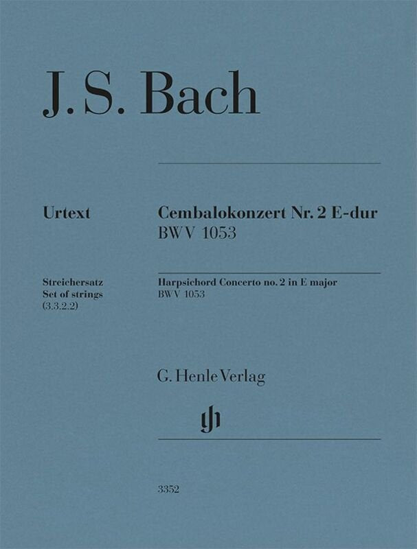 Bach - Harpsichord Concerto No 2 E Major BWV 1053 Parts