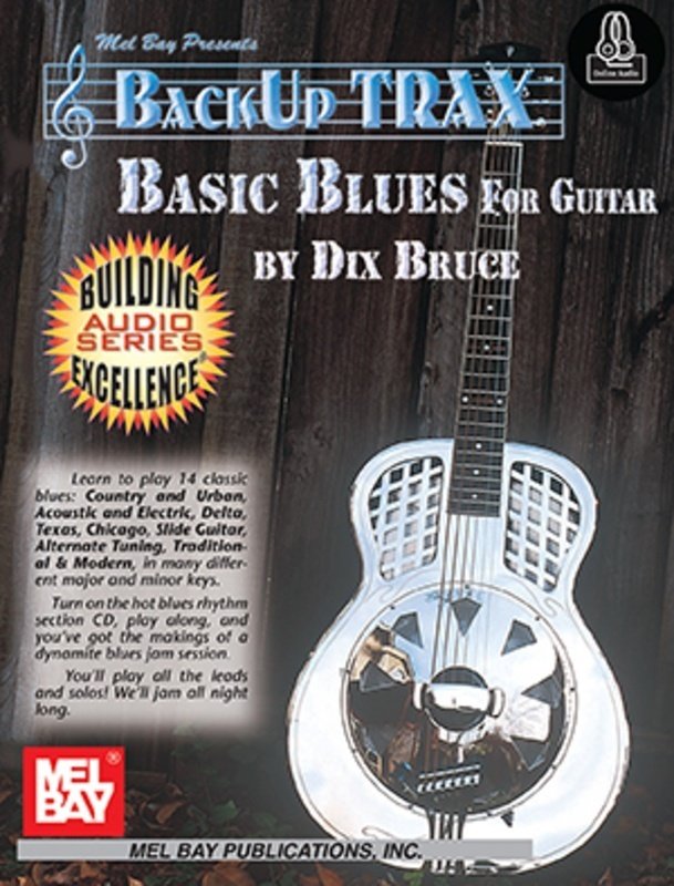 Backup Trax: Basic Blues for Guitar Bk/Ola
