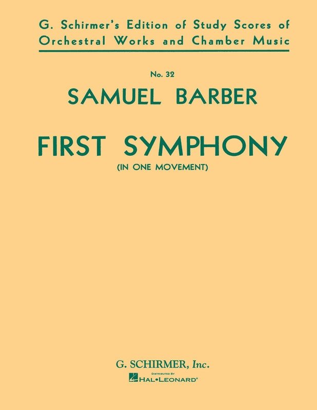 Barber - Symphony No 1 Op 9 Study Score