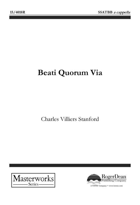 Beati Quorum Via Ssatbb A Cappella
