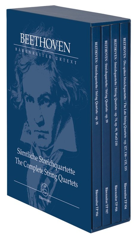 Beethoven - Complete String Quartets Study Scores Slip Case