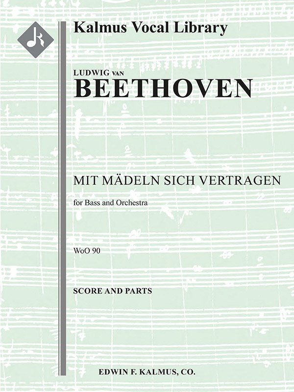 Beethoven - Mit Maedeln Sich Vertragen Bass/Orchestra Sc/Pts