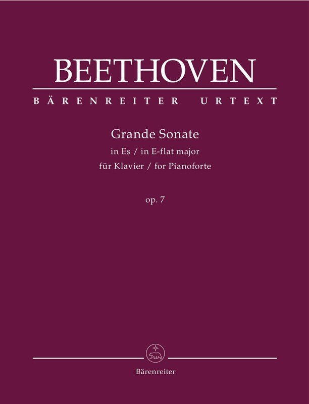 Beethoven - Sonata E Flat Major Op 7 Piano