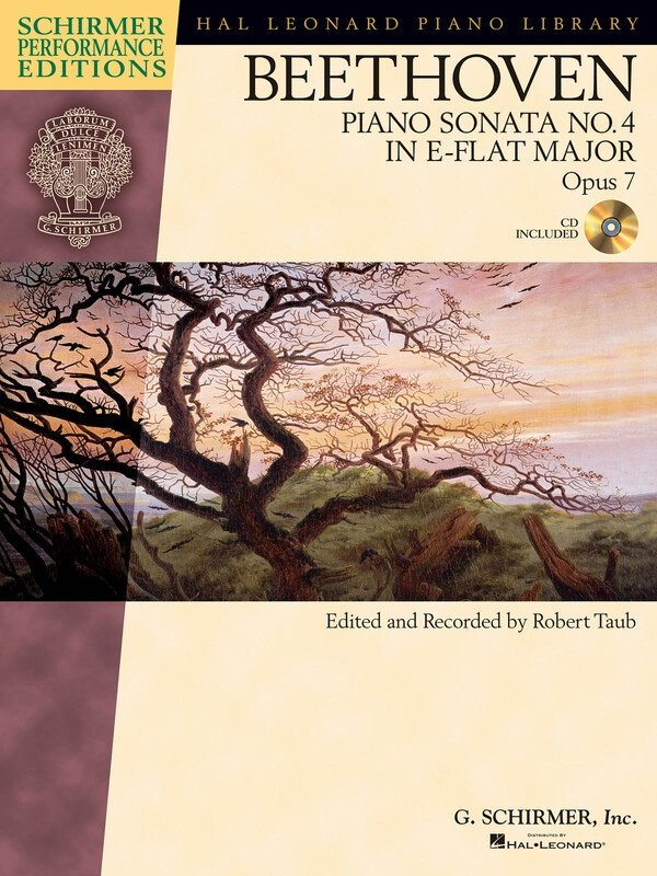 Beethoven - Sonata No 4 E Flat Maj Op 7 Bk/Cd Spe