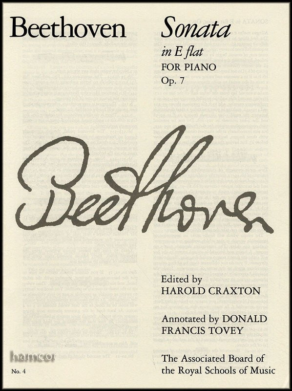 Beethoven - Sonata Op 7 E Flat (Archive)
