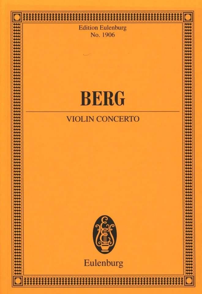 Berg - Violin Concerto Study Score