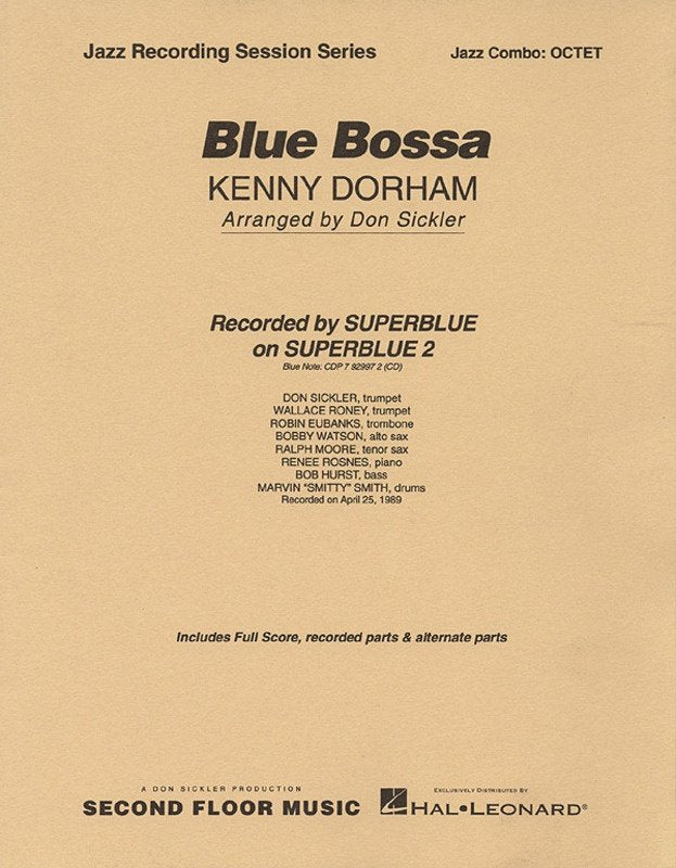 Blue Bossa Je Gr 4-5 Arr Sickler
