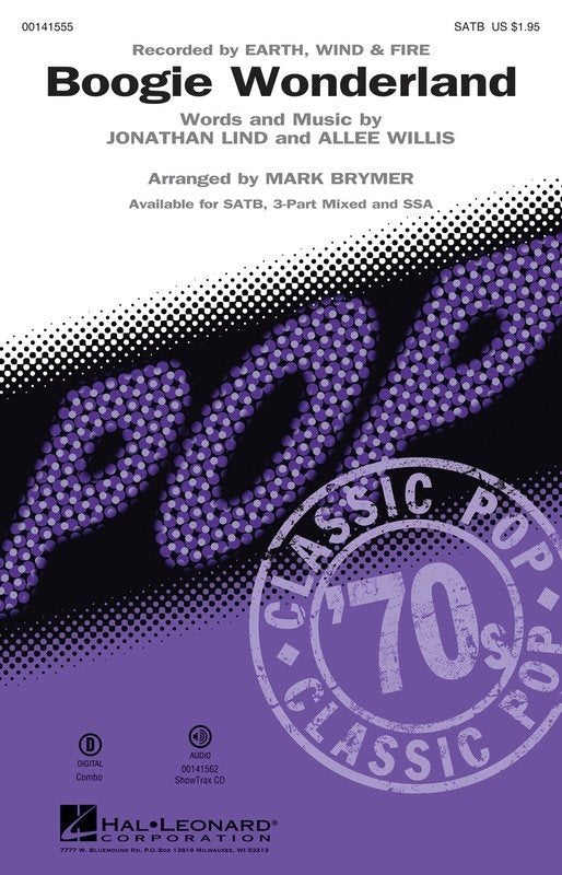 Boogie Wonderland Showtrax CD