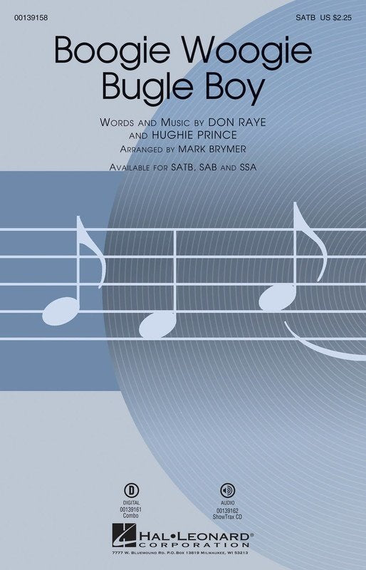 Boogie Woogie Bugle Boy SSA