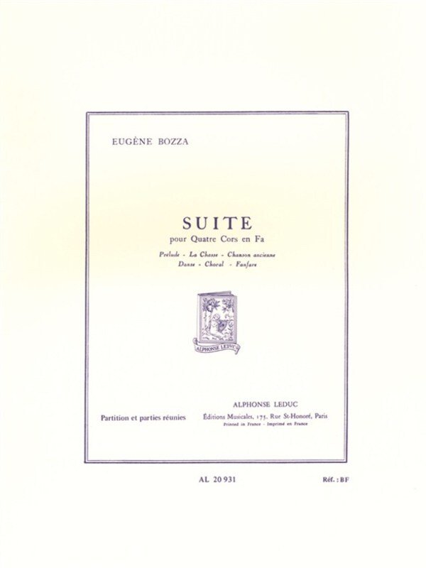 Bozza - Suite for Four Horns Sc/Pts