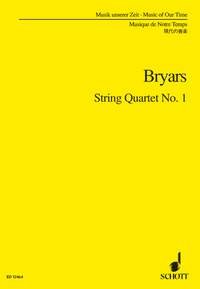 Bryars - String Quartet No 1 Study Score