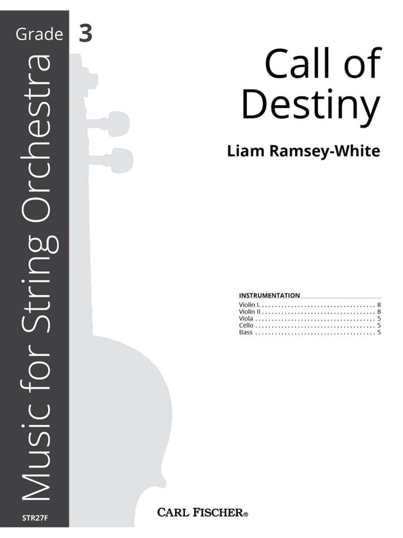 Call of Destiny for String Orchestra So3 Score