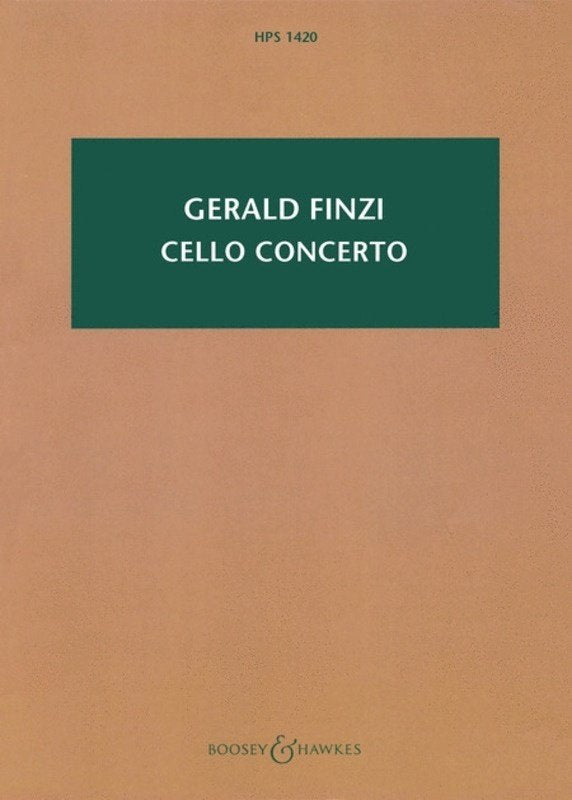 Cello Concerto Study Score