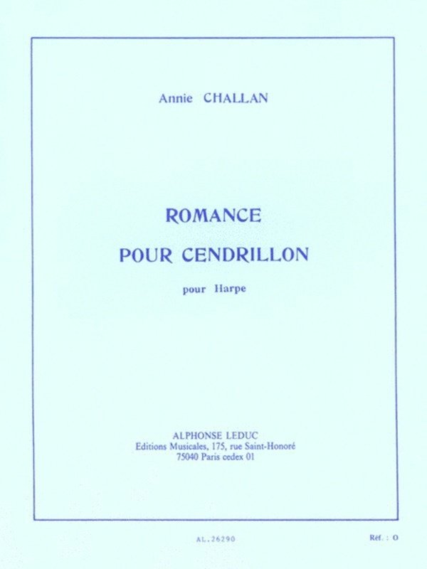 Challan - Romance Pour Cendrillon for Harp