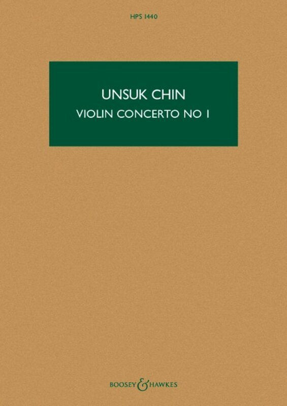 Chin - Violin Concerto No 1 Study Score