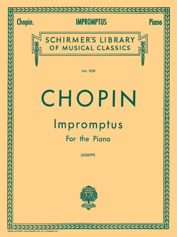Chopin - Impromptus for Piano Ed Joseffy