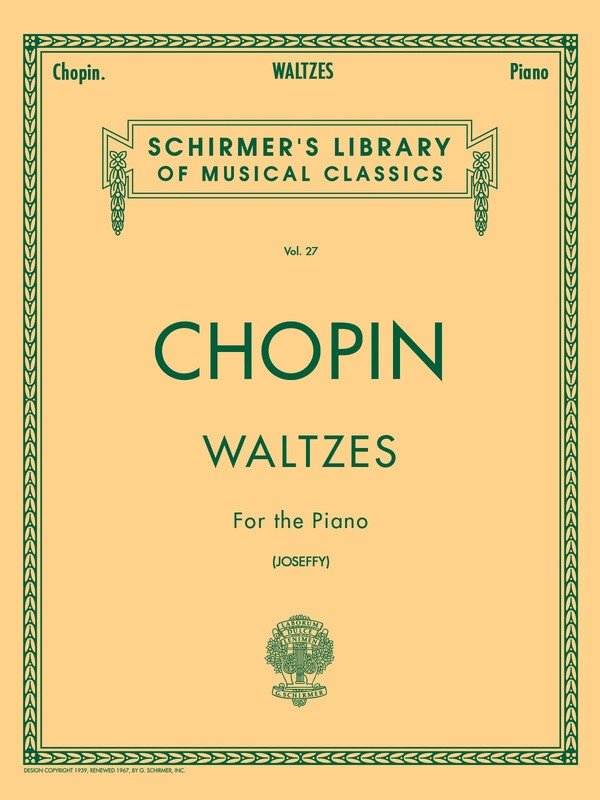Chopin - Waltzes for Piano Ed Joseffy