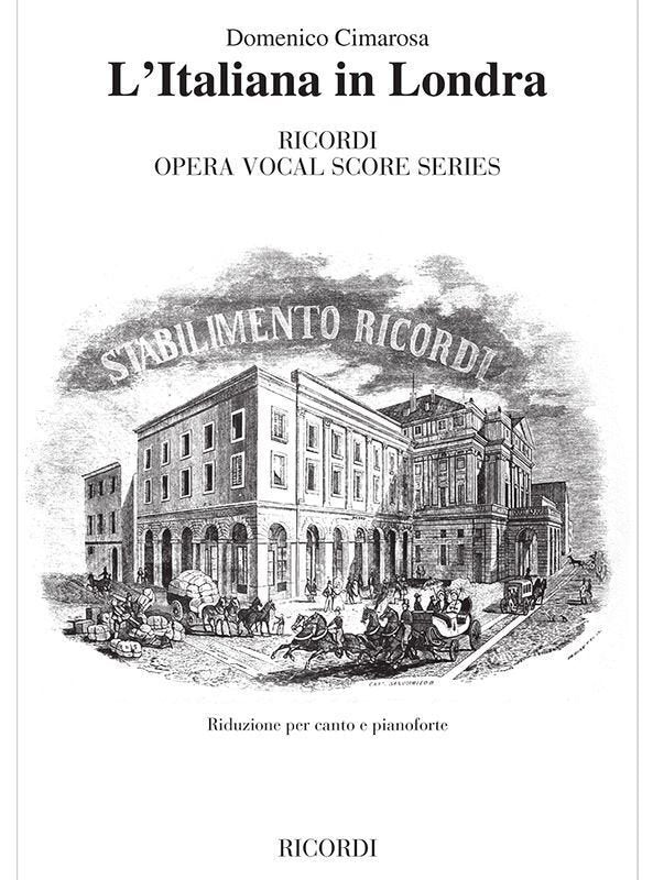 Cimarosa - L'Italiana in Londra Vocal Score Ita