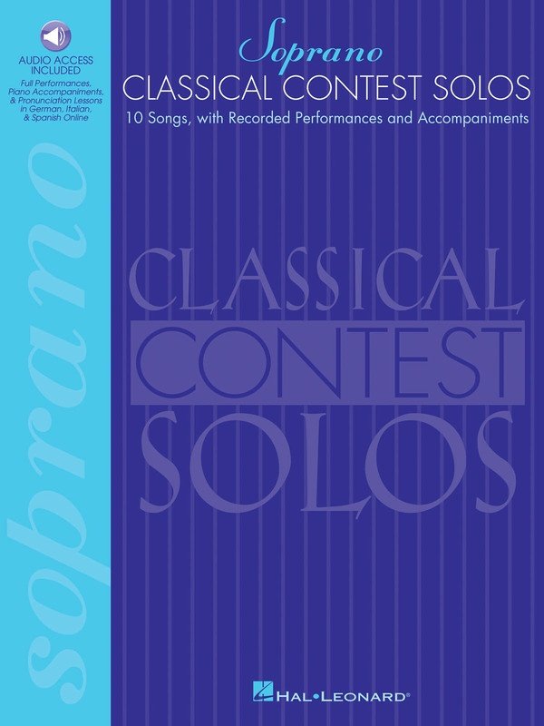 Classical Contest Solos Soprano Bk/Cd