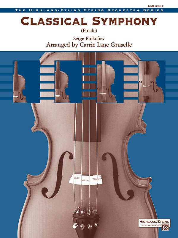 Classical Symphony (Finale) for String Orchestra So3 Score
